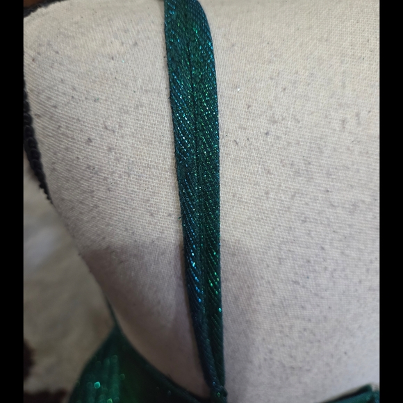 Honey and Rosie Sparkling Green Maxi Dress - Picture 7 of 9